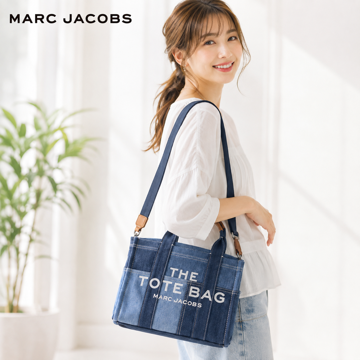 MARC JACOBS マークジェイコブス トートバッグ 2WAY レディース ブルー H016M06FA21