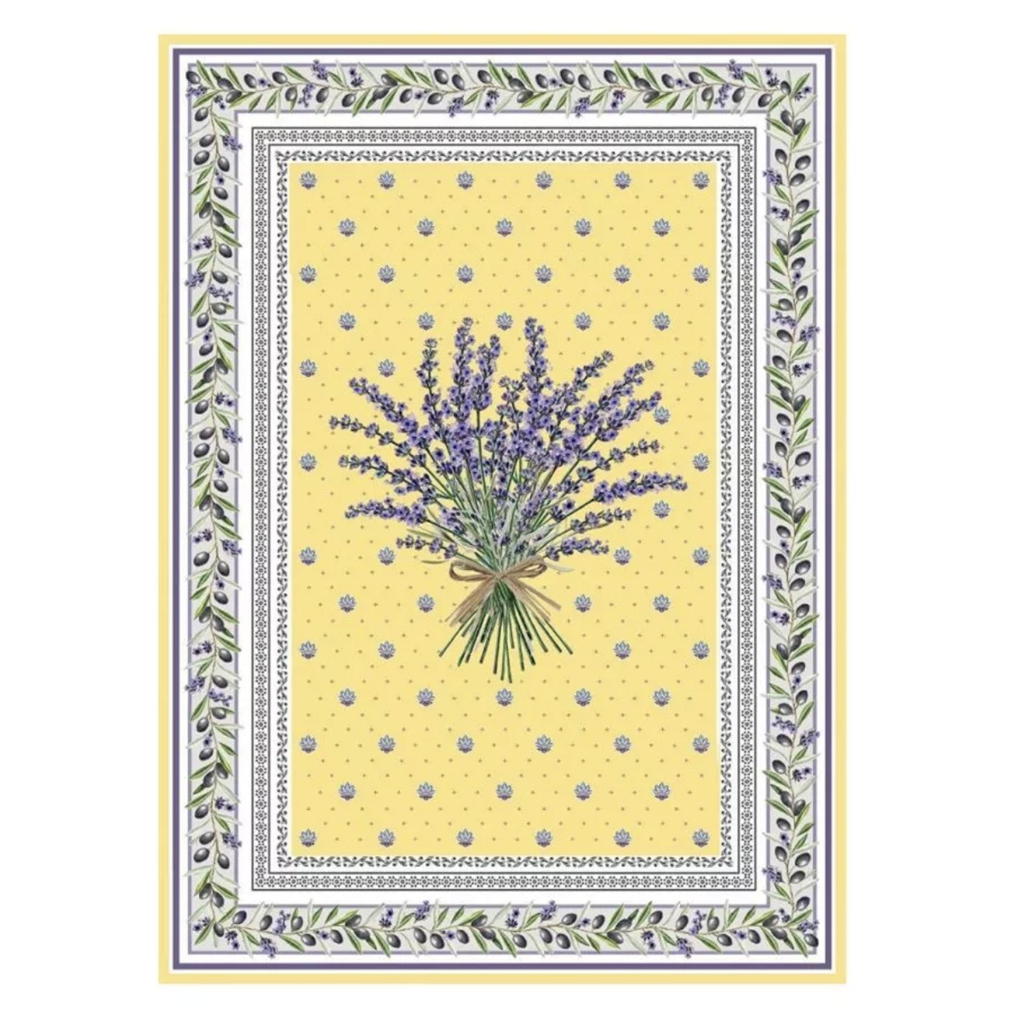 Strofinaccio fantasia lavanda