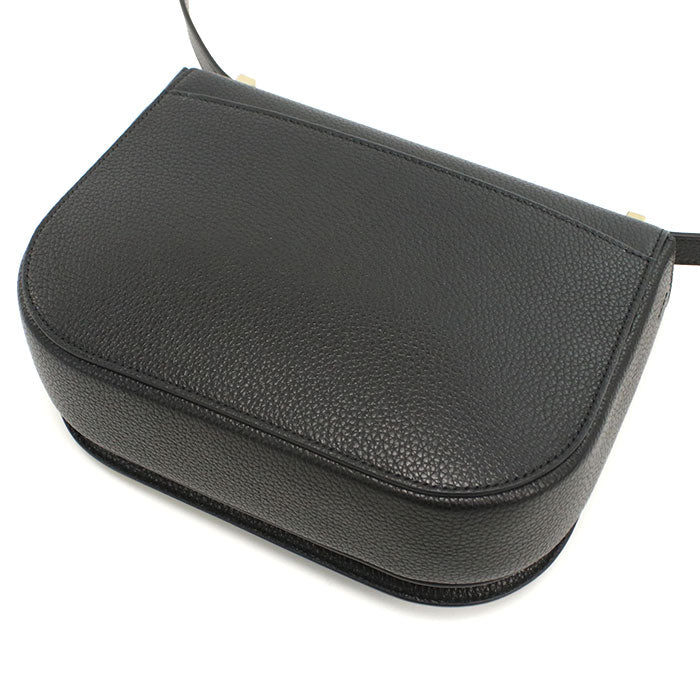 FERRAGAMO フェラガモ 斜め掛け ショルダーバッグ 21-9867 NERO DOUBLE GANCIO FLAP レディース ブラック