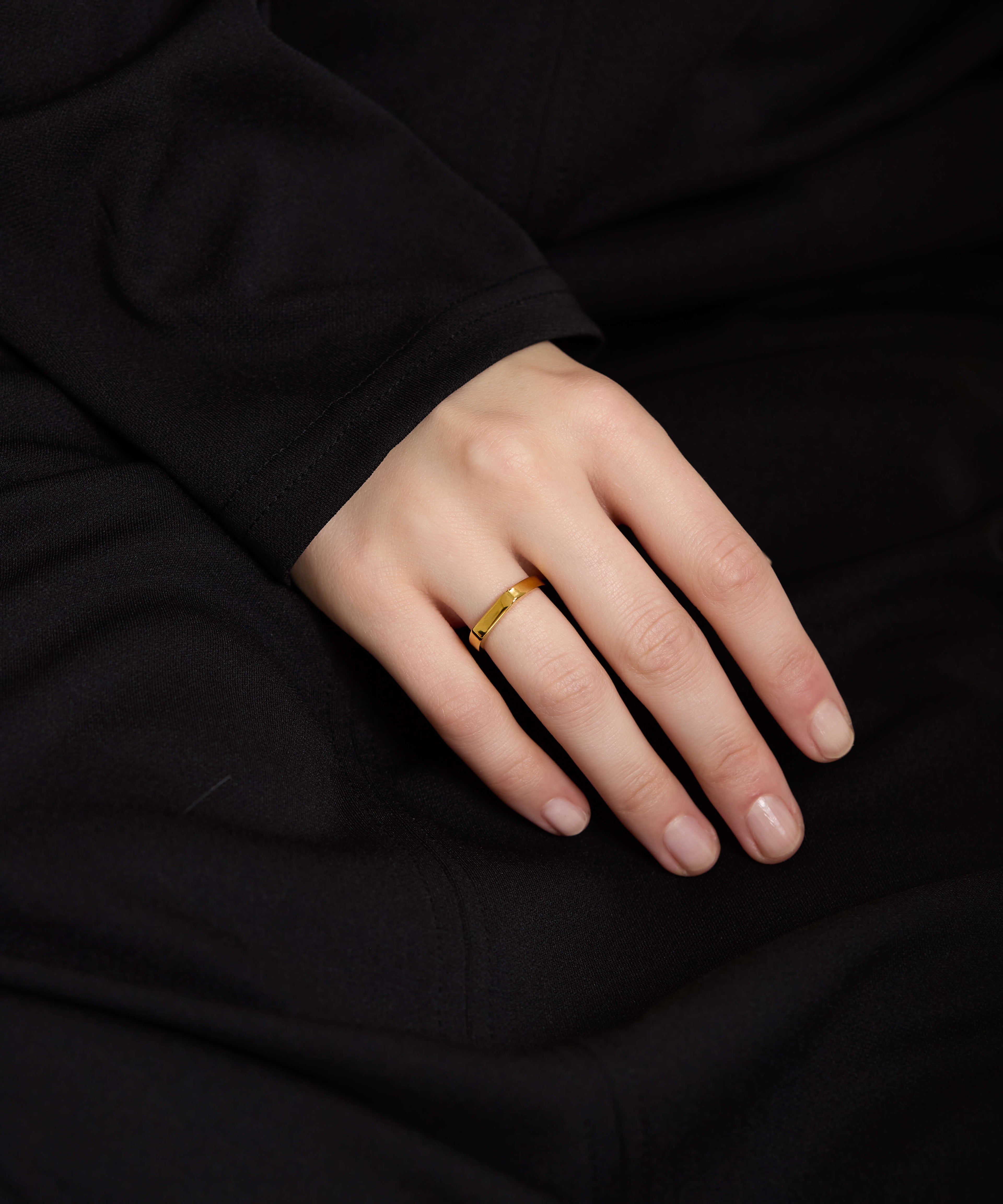 Anello piatto