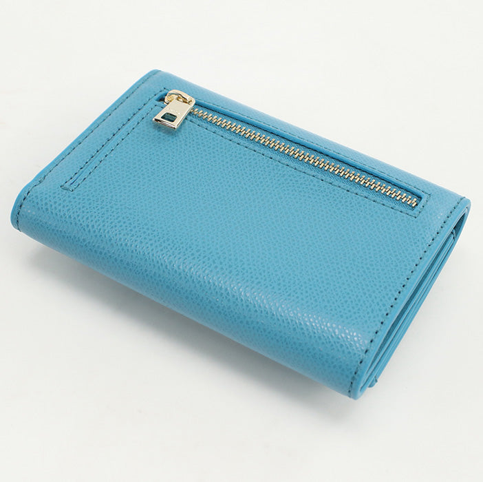 FURLA フルラ 三折財布背面Ｆ小銭入 WP00225 ARE000 TR400 FURLA 1927 レディース ブルー