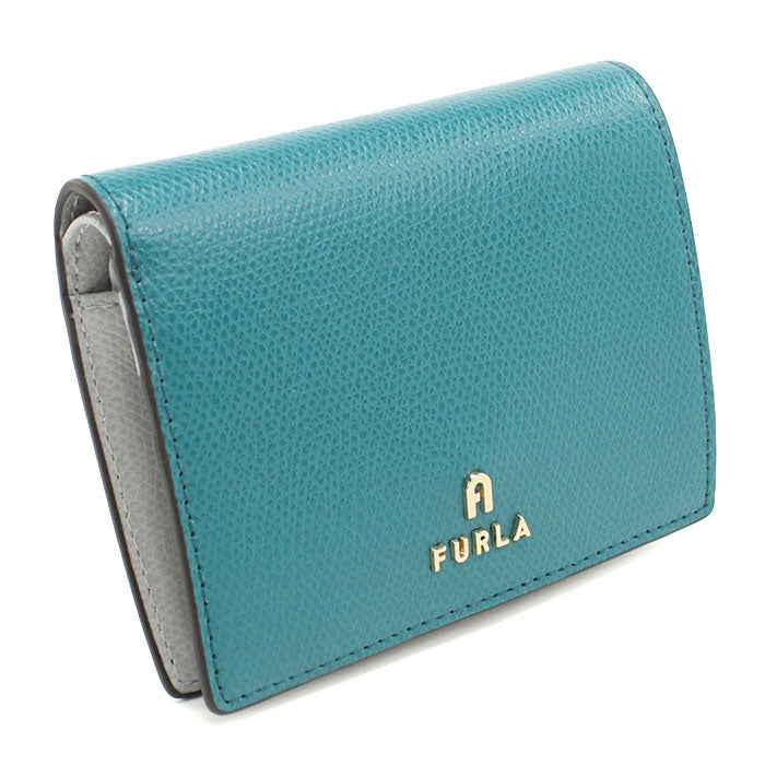 FURLA フルラ 二つ折り財布 小銭入付き WP00304 ARE000 4505S FURLA CAMELIA カメリア レディース ブルー