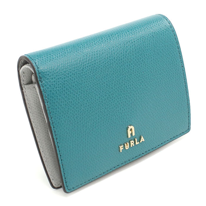FURLA フルラ 二つ折り財布 小銭入付き WP00304 ARE000 4505S FURLA CAMELIA カメリア レディース ブルー