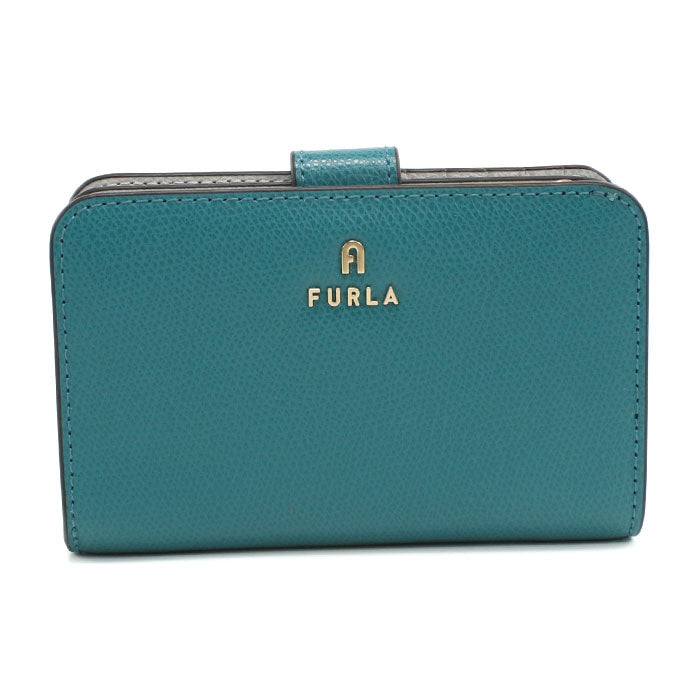 FURLA フルラ 二つ折り財布 小銭入付き WP00314 ARE000 4505S FURLA CAMELIA レディース ブルー