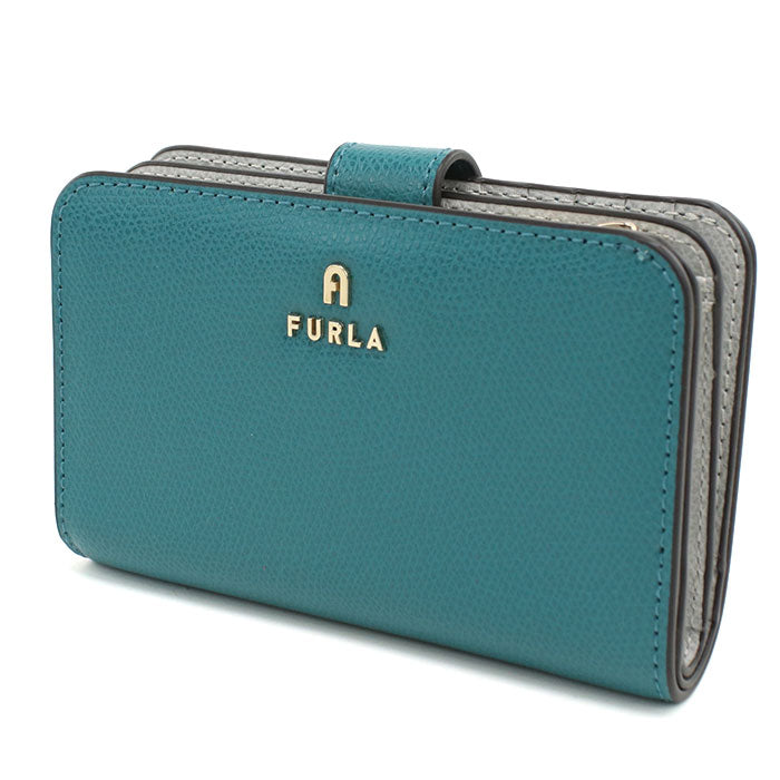 FURLA フルラ 二つ折り財布 小銭入付き WP00314 ARE000 4505S FURLA CAMELIA レディース ブルー