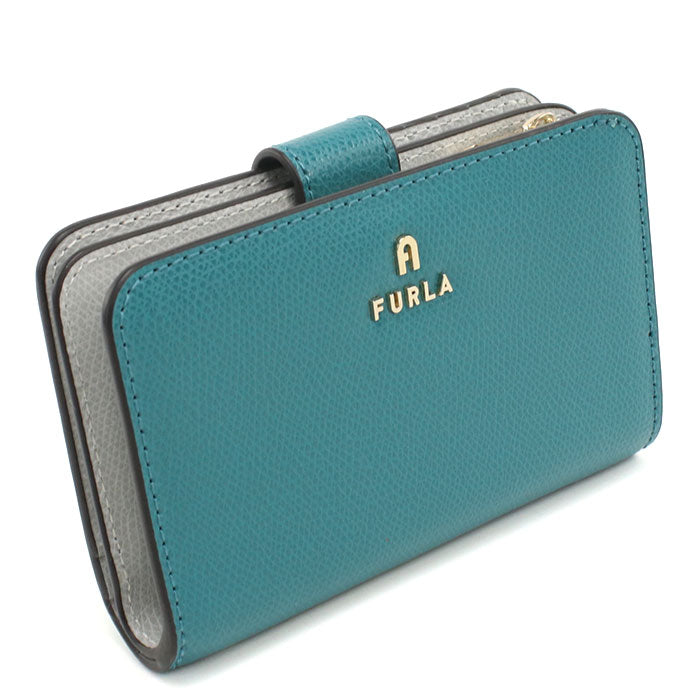 FURLA フルラ 二つ折り財布 小銭入付き WP00314 ARE000 4505S FURLA CAMELIA レディース ブルー