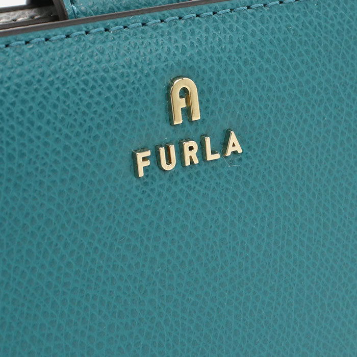 FURLA フルラ 二つ折り財布 小銭入付き WP00314 ARE000 4505S FURLA CAMELIA レディース ブルー