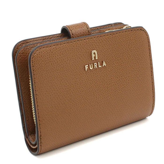 FURLA フルラ 二つ折り財布 小銭入付き WP00315 ARE000 03B00 FURLA CAMELIA レディース ブラウン