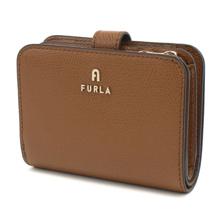 FURLA フルラ 二つ折り財布 小銭入付き WP00315 ARE000 03B00 FURLA CAMELIA レディース ブラウン