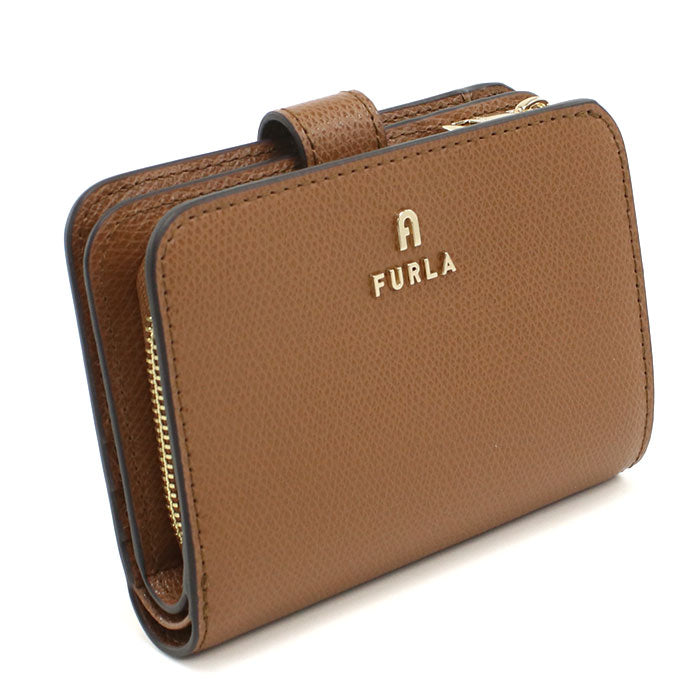 FURLA フルラ 二つ折り財布 小銭入付き WP00315 ARE000 03B00 FURLA CAMELIA レディース ブラウン