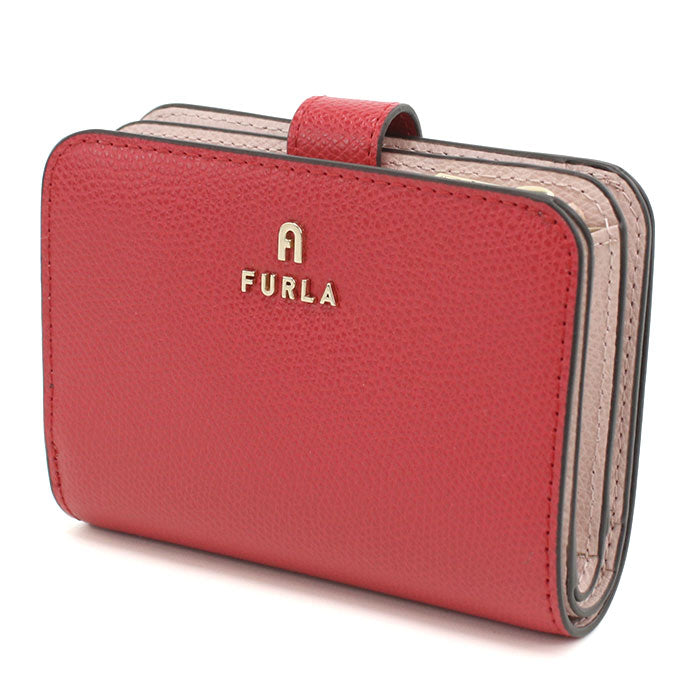 FURLA フルラ 二つ折り財布 小銭入付き WP00315 ARE000 4305S FURLA CAMELIA レディース レッド