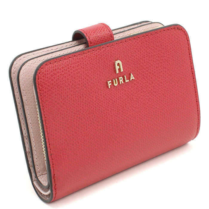 FURLA フルラ 二つ折り財布 小銭入付き WP00315 ARE000 4305S FURLA CAMELIA レディース レッド
