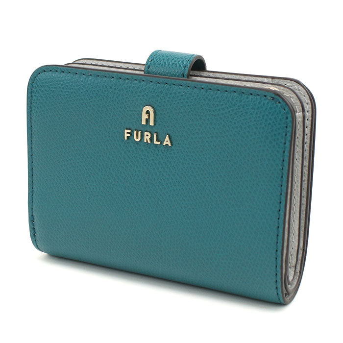 FURLA フルラ 二つ折り財布 小銭入付き WP00315 ARE000 4505S FURLA CAMELIA カメリア レディース ブルー