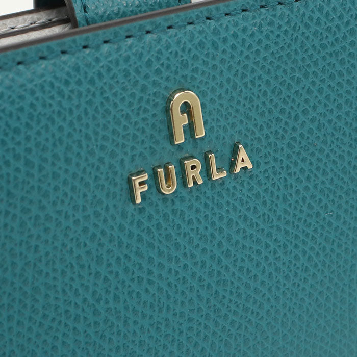 FURLA フルラ 二つ折り財布 小銭入付き WP00315 ARE000 4505S FURLA CAMELIA カメリア レディース ブルー