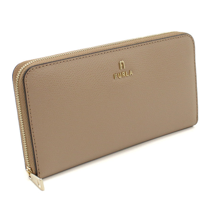 FURLA フルラ 長財布ラウンドファスナー WP00322 ARE000 1257S FURLA CAMELIA レディース ベージュ