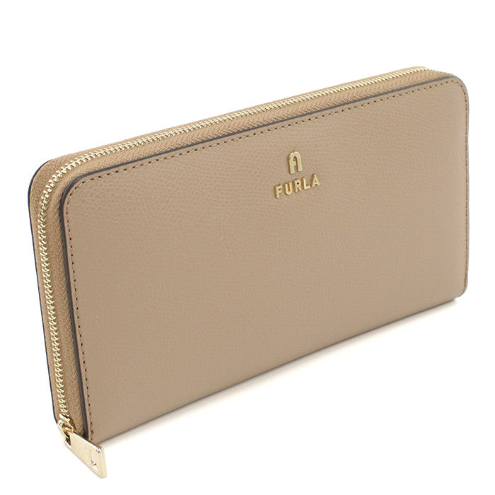 FURLA フルラ 長財布ラウンドファスナー WP00322 ARE000 1257S FURLA CAMELIA レディース ベージュ
