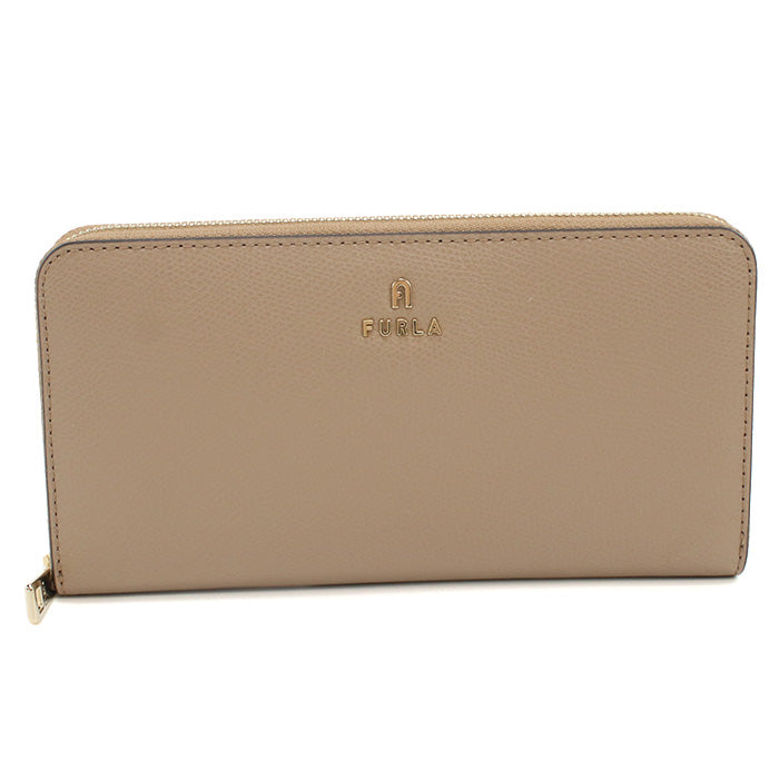 FURLA フルラ 長財布ラウンドファスナー WP00322 ARE000 1257S FURLA CAMELIA レディース ベージュ