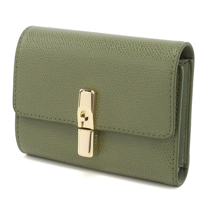 FURLA フルラ 三つ折り財布 小銭入付き WP00564 ARE000 4555Ｓ FURLA IRIDE S イリデ レディース グリーン