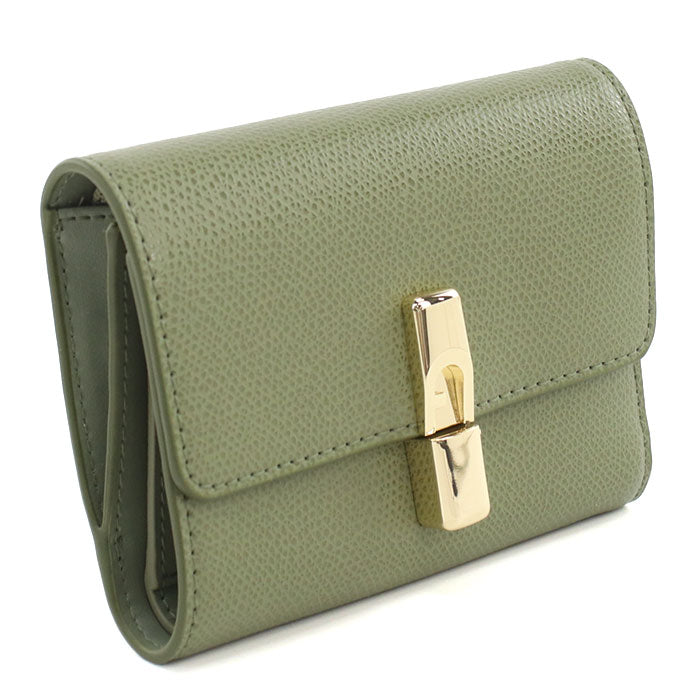 FURLA フルラ 三つ折り財布 小銭入付き WP00564 ARE000 4555Ｓ FURLA IRIDE S イリデ レディース グリーン