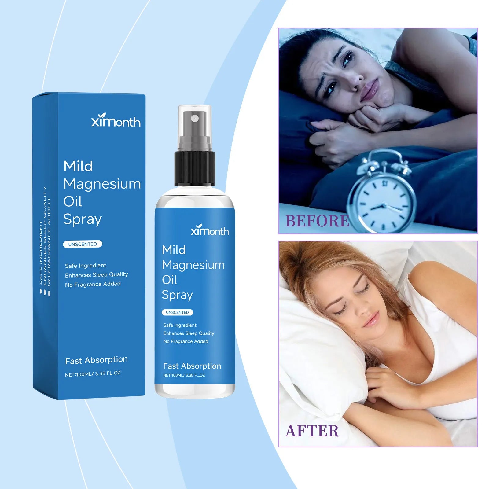 Magnesium Oil Spray | Topical Muscle & Relaxation | Fast Absorption