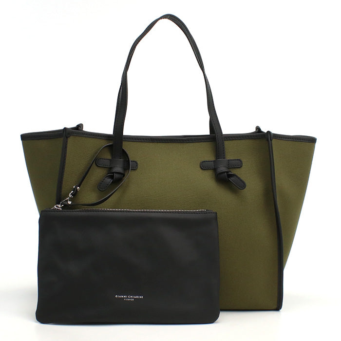 ジャンニキアリーニ GIANNI CHIARINI  トートバッグ　ブランド6850　CNVMILITARE-CORDA カーキ　bag-01
