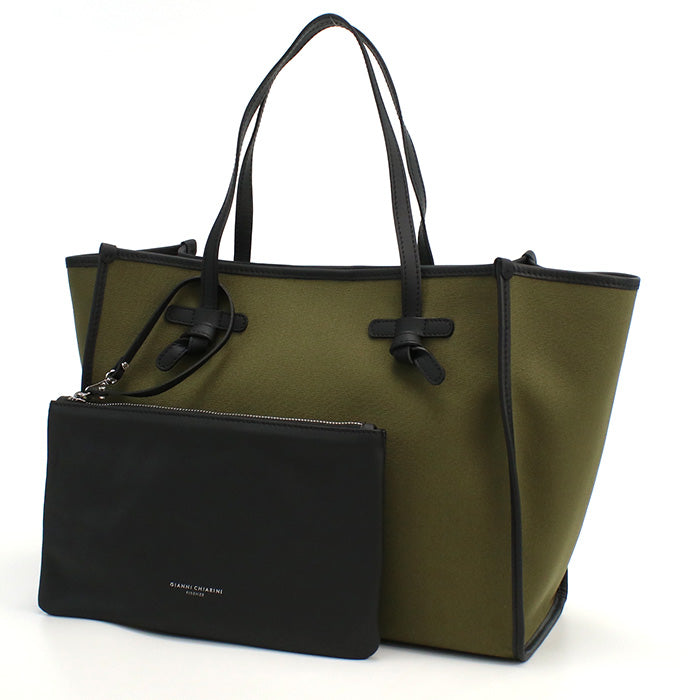 ジャンニキアリーニ GIANNI CHIARINI  トートバッグ　ブランド6850　CNVMILITARE-CORDA カーキ　bag-01