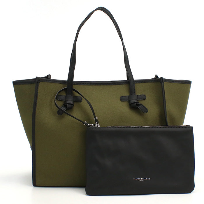 ジャンニキアリーニ GIANNI CHIARINI  トートバッグ　ブランド6850　CNVMILITARE-CORDA カーキ　bag-01