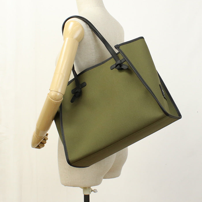 ジャンニキアリーニ GIANNI CHIARINI  トートバッグ　ブランド6850　CNVMILITARE-CORDA カーキ　bag-01