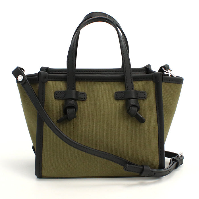 ジャンニキアリーニ GIANNI CHIARINI  トートバッグ　ブランド8065　CNVMILITARE カーキ　bag-01