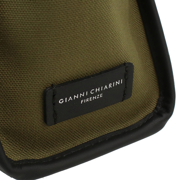 ジャンニキアリーニ GIANNI CHIARINI  トートバッグ　ブランド8065　CNVMILITARE カーキ　bag-01