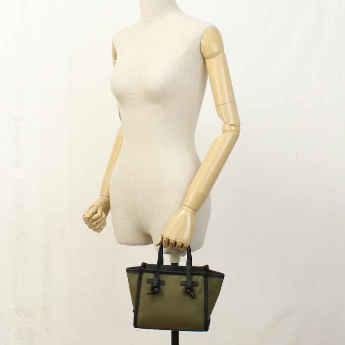 ジャンニキアリーニ GIANNI CHIARINI  トートバッグ　ブランド8065　CNVMILITARE カーキ　bag-01
