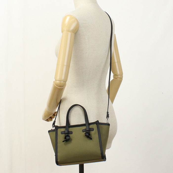ジャンニキアリーニ GIANNI CHIARINI  トートバッグ　ブランド8065　CNVMILITARE カーキ　bag-01