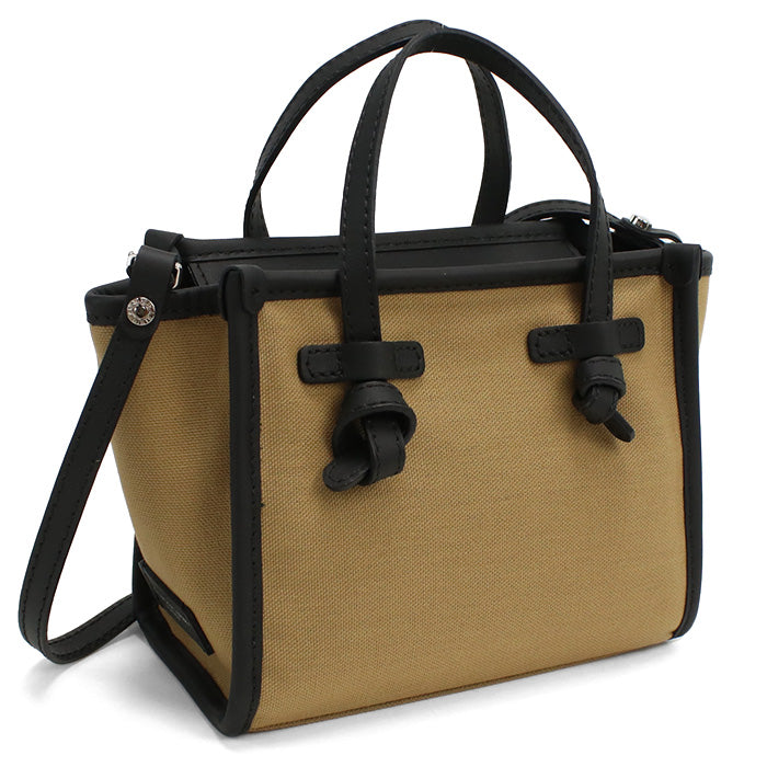 ジャンニキアリーニ GIANNI CHIARINI  トートバッグ　ブランド8065　CNVCAPPUCCINO ブラウン系　bag-01
