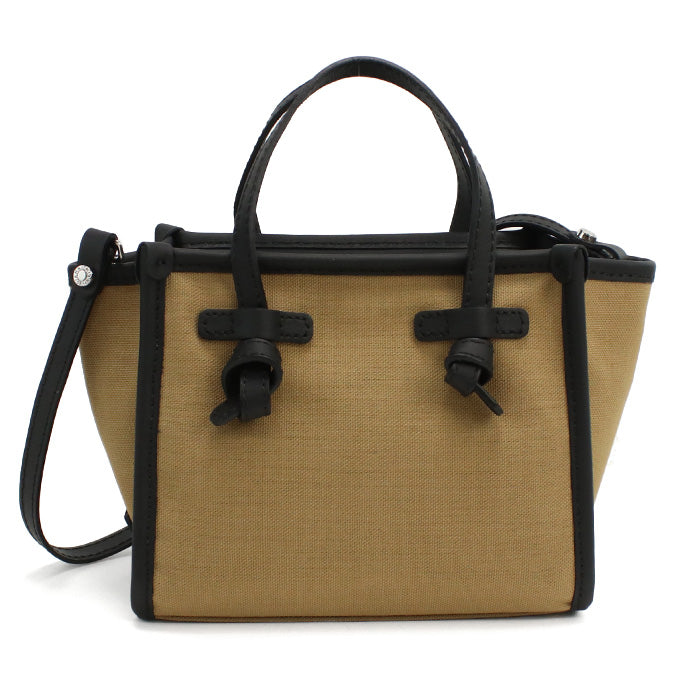 ジャンニキアリーニ GIANNI CHIARINI  トートバッグ　ブランド8065　CNVCAPPUCCINO ブラウン系　bag-01