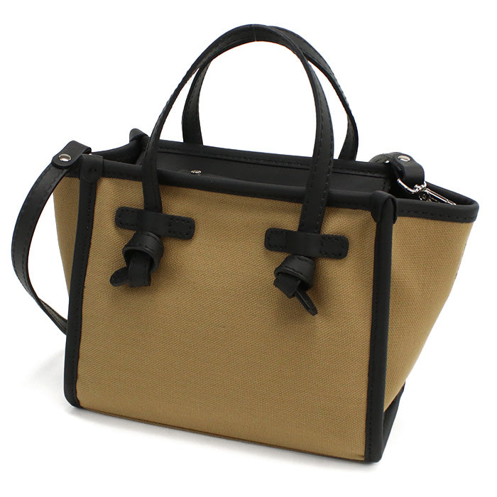 ジャンニキアリーニ GIANNI CHIARINI  トートバッグ　ブランド8065　CNVCAPPUCCINO ブラウン系　bag-01