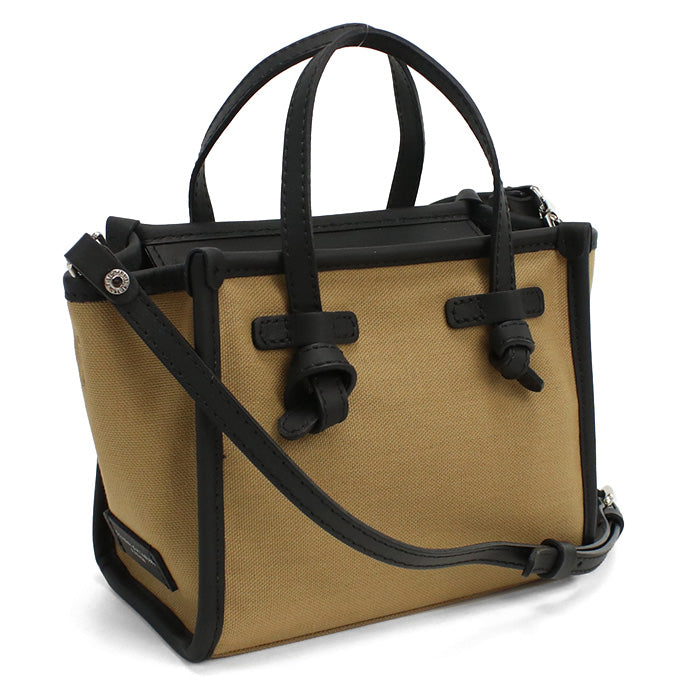 ジャンニキアリーニ GIANNI CHIARINI  トートバッグ　ブランド8065　CNVCAPPUCCINO ブラウン系　bag-01