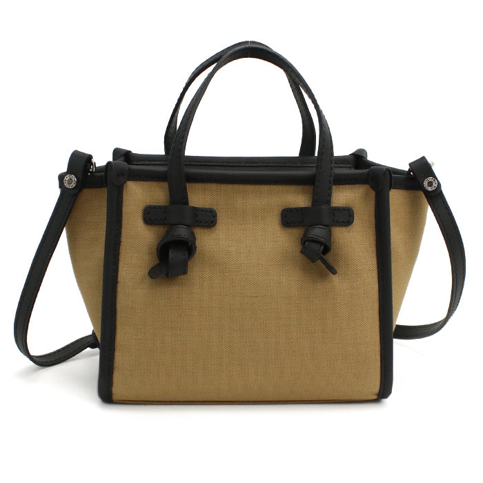 ジャンニキアリーニ GIANNI CHIARINI  トートバッグ　ブランド8065　CNVCAPPUCCINO ブラウン系　bag-01