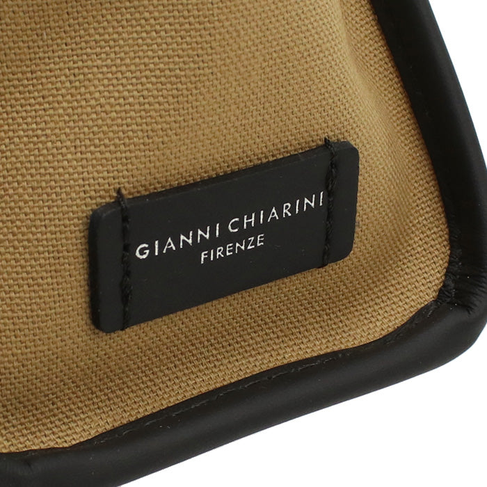 ジャンニキアリーニ GIANNI CHIARINI  トートバッグ　ブランド8065　CNVCAPPUCCINO ブラウン系　bag-01