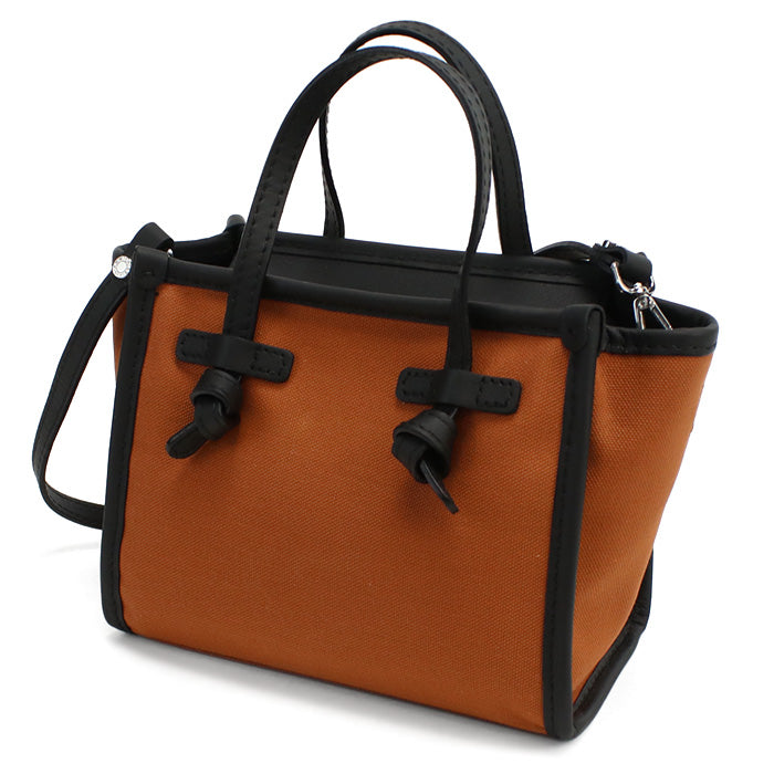 ジャンニキアリーニ GIANNI CHIARINI  トートバッグ　ブランド8065　CNVGINGER オレンジ系　bag-01
