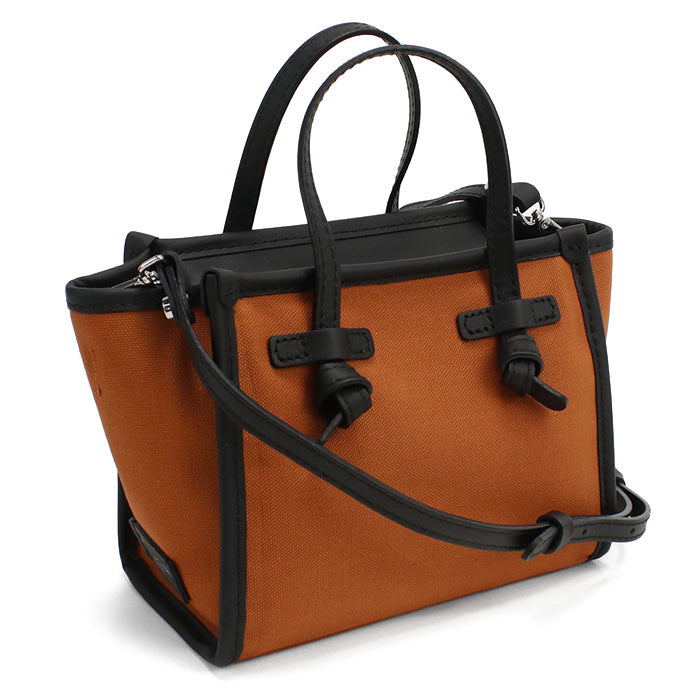 ジャンニキアリーニ GIANNI CHIARINI  トートバッグ　ブランド8065　CNVGINGER オレンジ系　bag-01