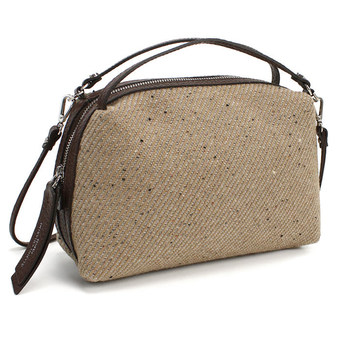 ジャンニキアリーニ GIANNI CHIARINI  ハンドバッグ　ブランド8258　BOTT.MORO ベージュ系　bag-01