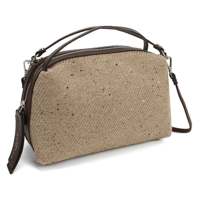 ジャンニキアリーニ GIANNI CHIARINI  ハンドバッグ　ブランド8258　BOTT.MORO ベージュ系　bag-01