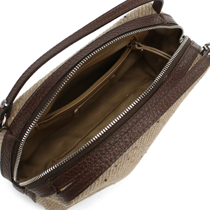 ジャンニキアリーニ GIANNI CHIARINI  ハンドバッグ　ブランド8258　BOTT.MORO ベージュ系　bag-01