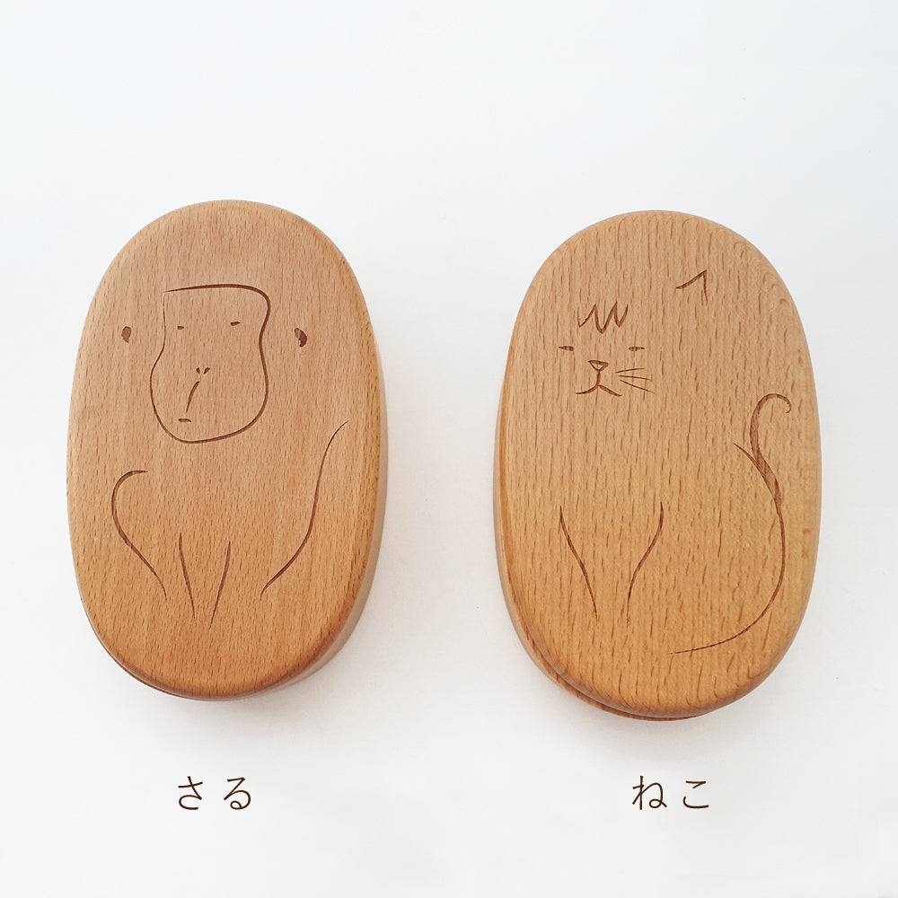 buna 天然木のいきもの 弁当箱 400ml