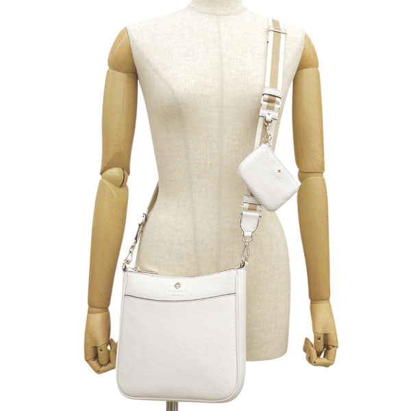 kate spade ケイトスペード バッグ レディース ショルダーバッグ アウトレット レザー ホワイト EMMA SWING PACK KL753 100 kate spade
