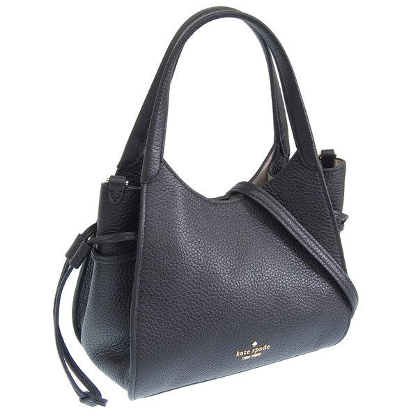 kate spadeケイトスペード バッグ レディース ショルダーバッグ 2way 斜めがけ アウトレット レザー ブラック stash mini carryall bag KN634 001 kate spade