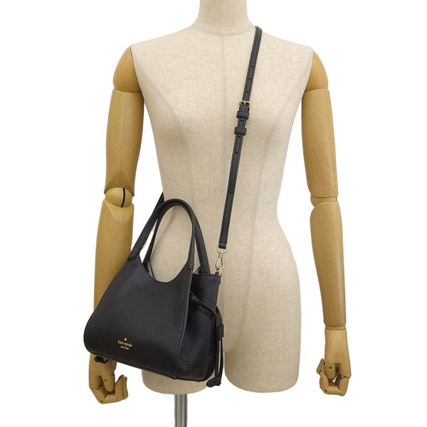kate spadeケイトスペード バッグ レディース ショルダーバッグ 2way 斜めがけ アウトレット レザー ブラック stash mini carryall bag KN634 001 kate spade