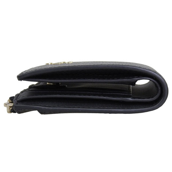 KATE SPADE ケイトスペード 二つ折り財布 レディース PVC ブラック KN768-001 アウトレット