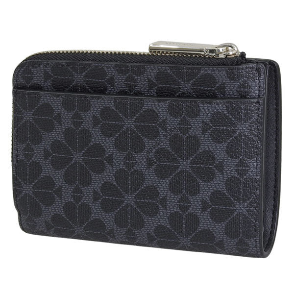 KATE SPADE ケイトスペード 二つ折り財布 レディース PVC ブラック KN768-001 アウトレット