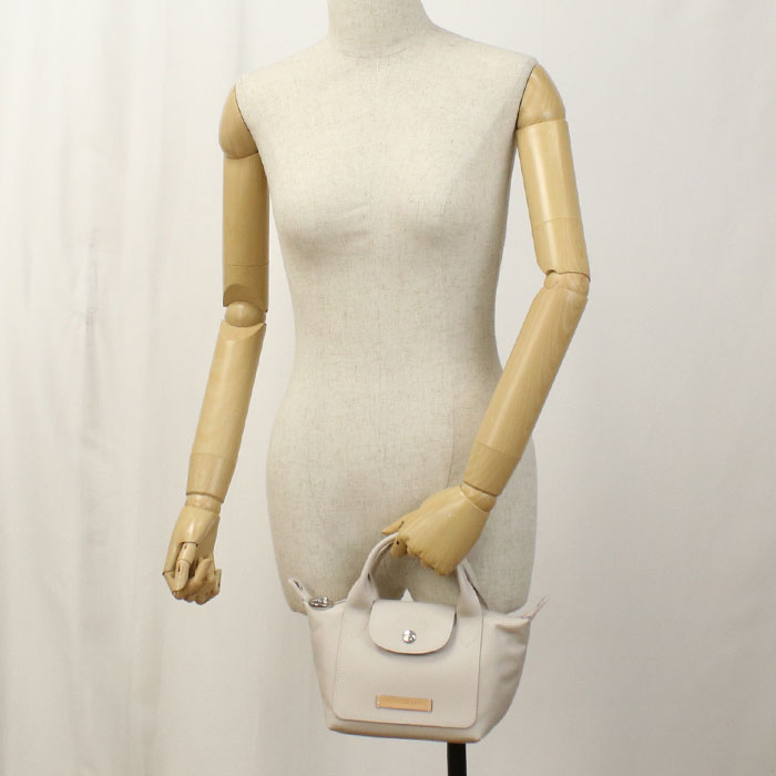 LONGCHAMP ロンシャン ル プリアージュ エナジー XS トップハンドルバッグ クレイ 1500 HSR 299 ハンドバッグ レディース ベージュ